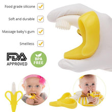 Load image into Gallery viewer, Banana Baby Teether Safe Food Grade Silicone Teething Mitts Infant Dental Care Teethers Toy Gifts Teether